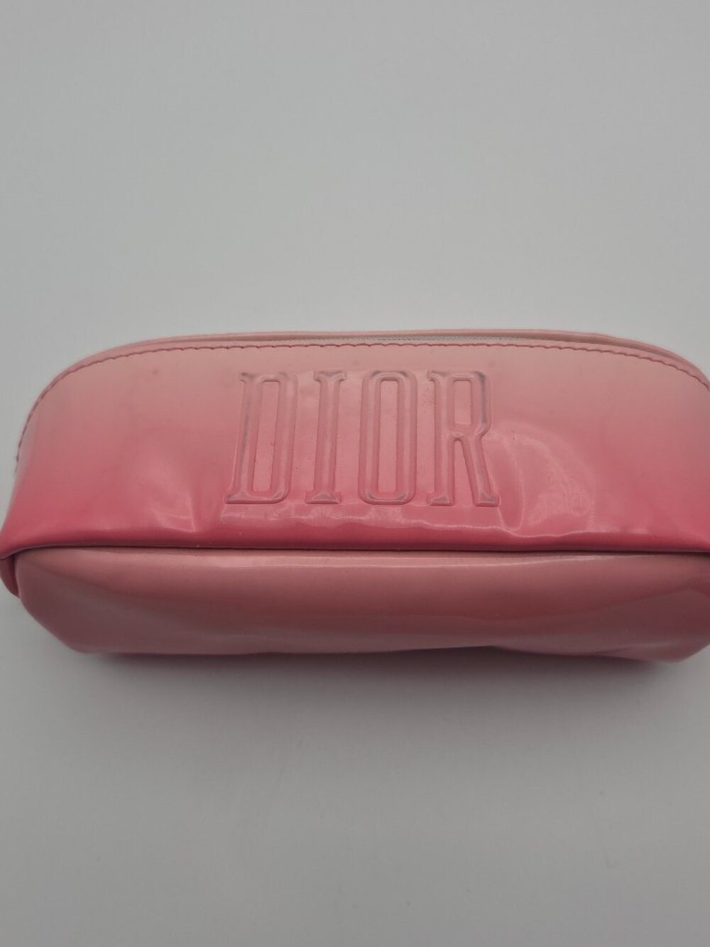 Christian Dior Pink Ombre Patent Pouch with Star Charm